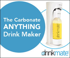 DrinkMate carbonator for water, juice, cocktail, mocktail. Affiliated with SpookyMrsGreen.com pagan lifestyle blog.