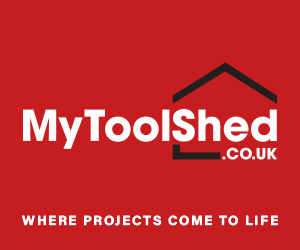 Text reads "My Tool Shed .co.uk Where Projects Come to Life." Affiliated with SpookyMrsGreen.com mindful parenting and modern pagan lifestyle blog.