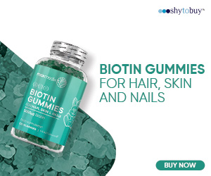Image of ShytoBuy Biotin Gummies for Hair, Skin and Nails. ShytoBuy shop for embarrassing problems male and female affiliated with SpookyMrsGreen.com mindful parenting and modern pagan lifestyle blog.