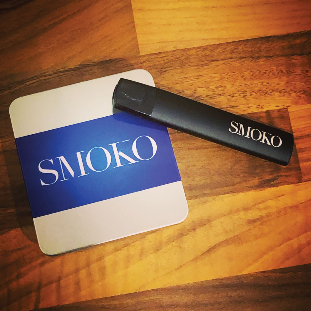 Image of SMOKO E-Cigarettes starter Kit affiliated with SpookyMrsGreen.com mindful parenting and modern pagan lifestyle blog.