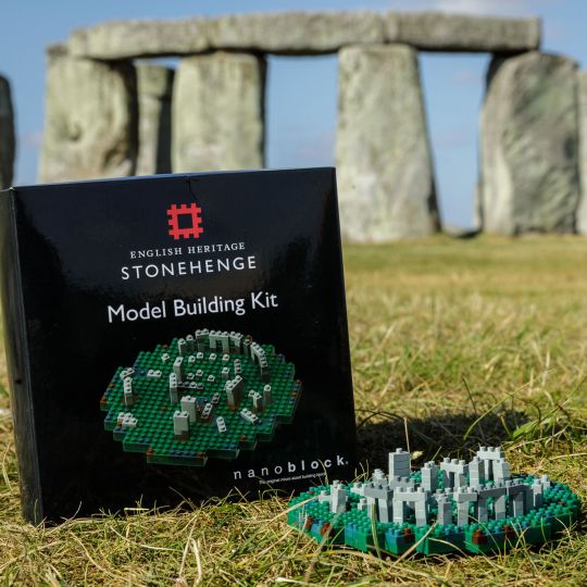Image of Stonehenge Nanoblock Model Building Kit from English Heritage Shop affiliated with SpookyMrsGreen.com mindful parenting and modern pagan lifestyle blog.
