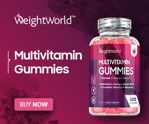 Image of WeightWorld Multivitamin Gummies affiliated with SpookyMrsGreen.com mindful parenting and modern pagan lifestyle blog.